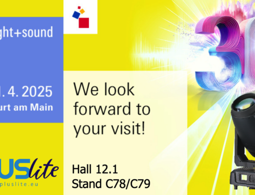 8-11 April 2025 – PLUSLITE at Prolight & Sound 2025